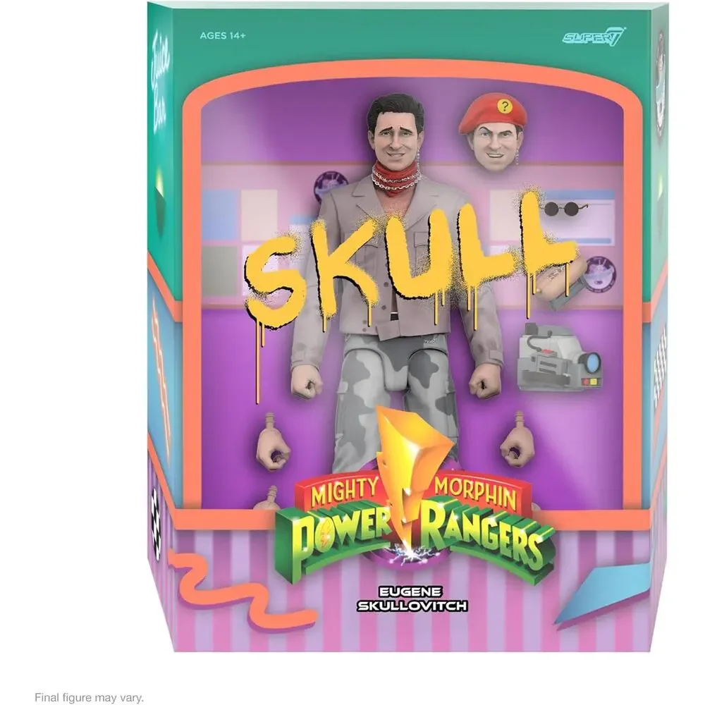 Super 7 Mighty Morphin Power Rangers Ultimate Skull figure, action figure